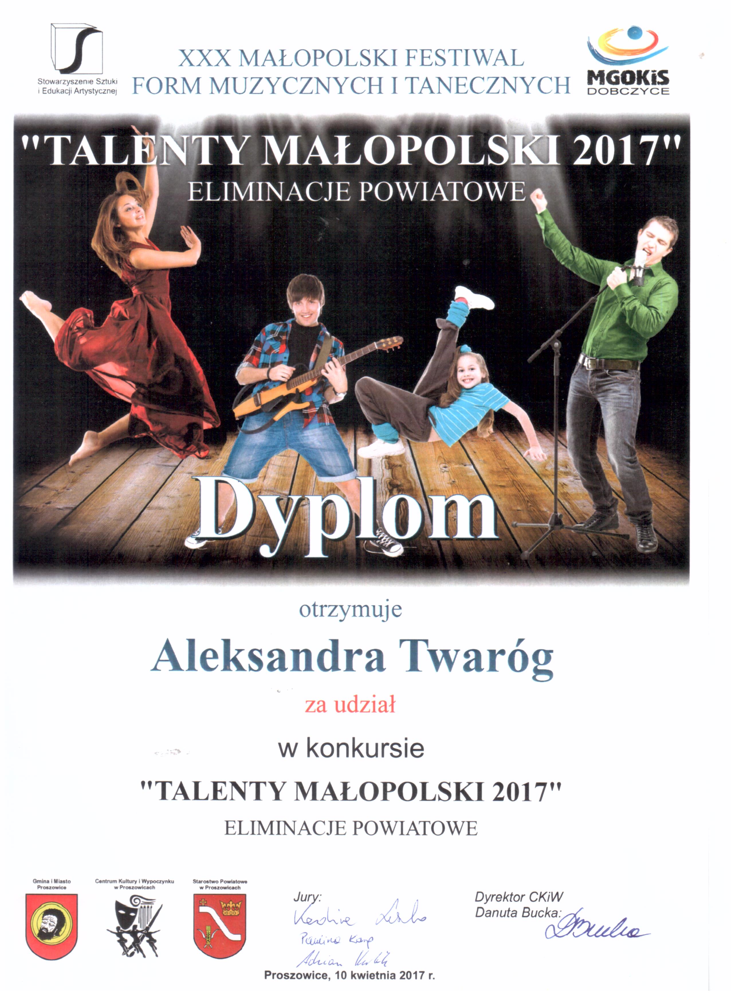 dyplom twaróg talenty_1