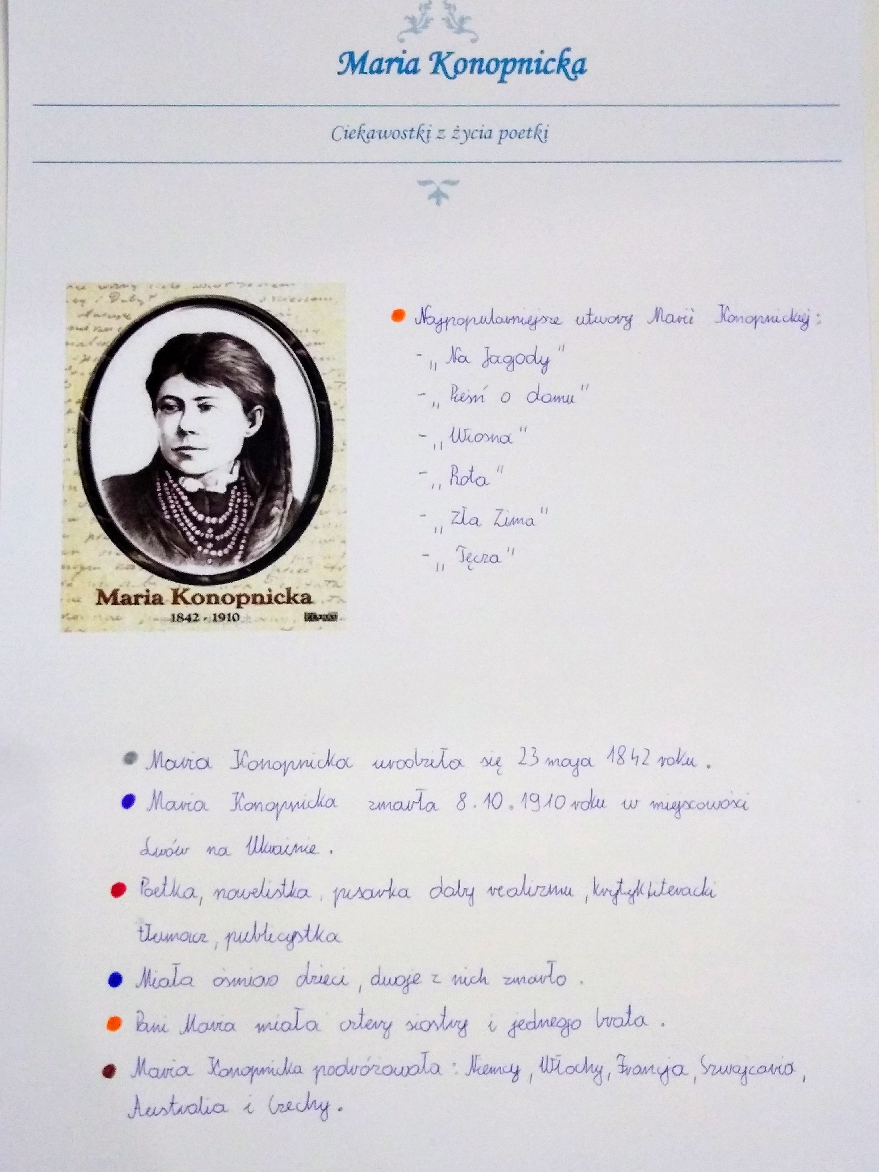 wyróżnienie Kubik Damian klasa 5b